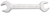 GEDORE 6 16x17 - Llave fija de doble boca 16x17 mm