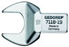 GEDORE 7118-24 - Cabeza de llave de boca abierta SE 14x18, 24 mm