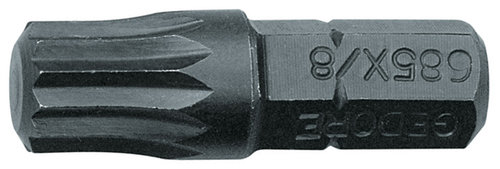 Gedore 685 X S-010 - Blíster de 10 puntas destornillador 1/4" XZN