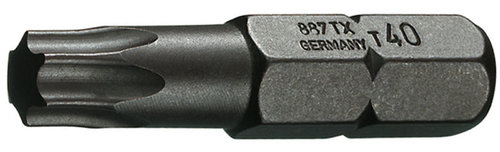Gedore 687 TX S-010 - Blíster de 10 puntas 1/4" TORX