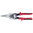 GEDORE red R93310141 - Tijera ideal, 250 mm de largo, corte recto, con multiplicación de palanca