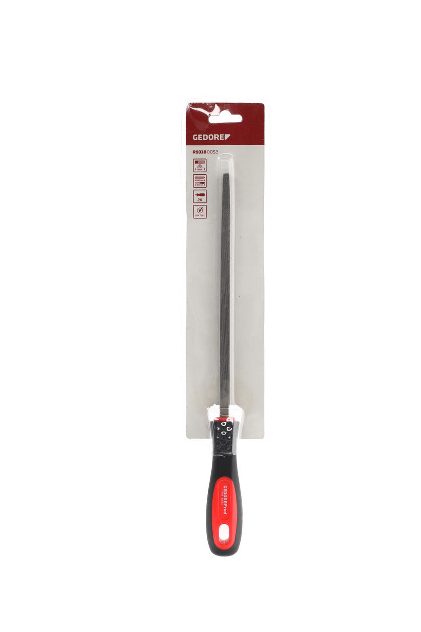 R93180052 - Lima quadrada, de gra mitjà 2, L=310 mm, mànec de 2 components