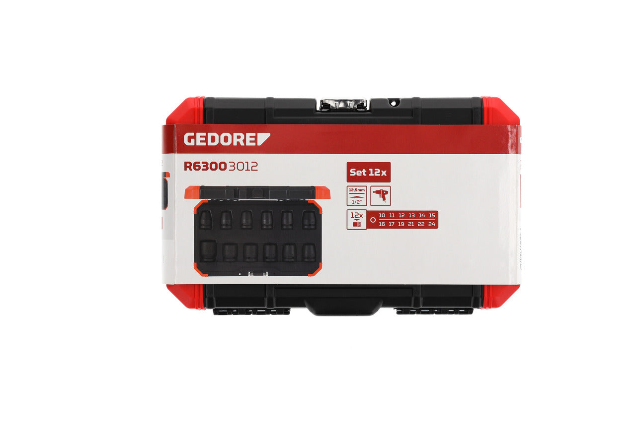 R63003012 - Joc de 12 gots d'impacte de 1/2"