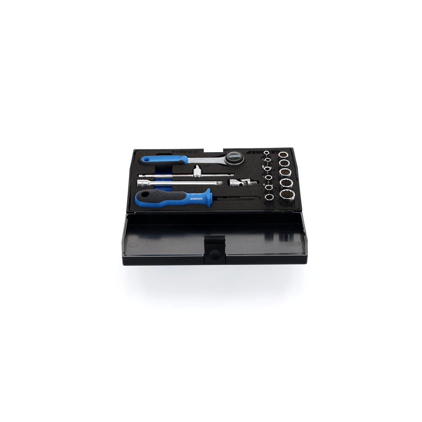 GEDORE D 20 EMU-3 - Joc de Gots Unit Drive 1/4" (1815652), 17 peces