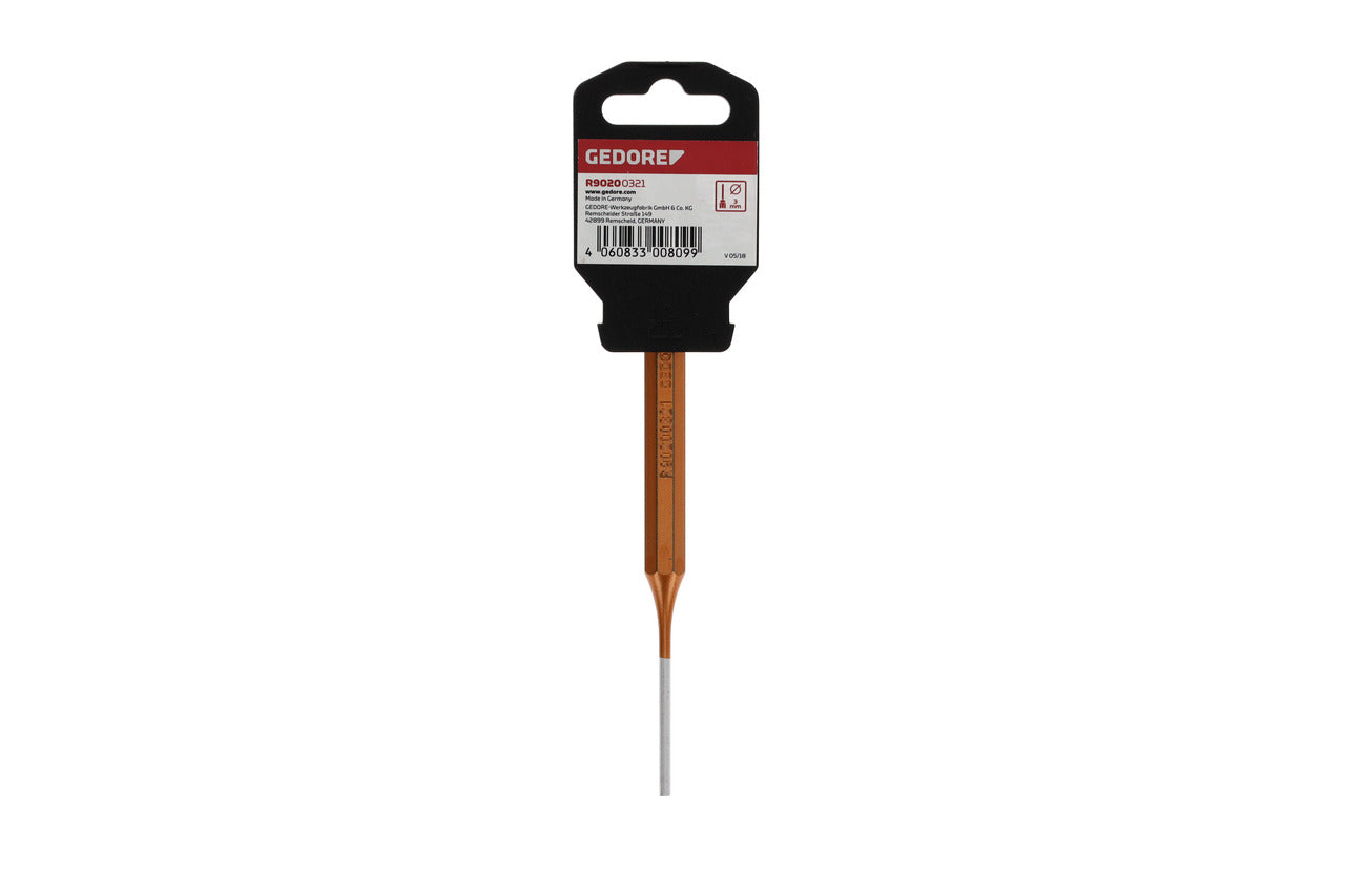 R90200321 - Botador cilíndrico, octogonal, 150x3 mm, vástago Ø 10 mm