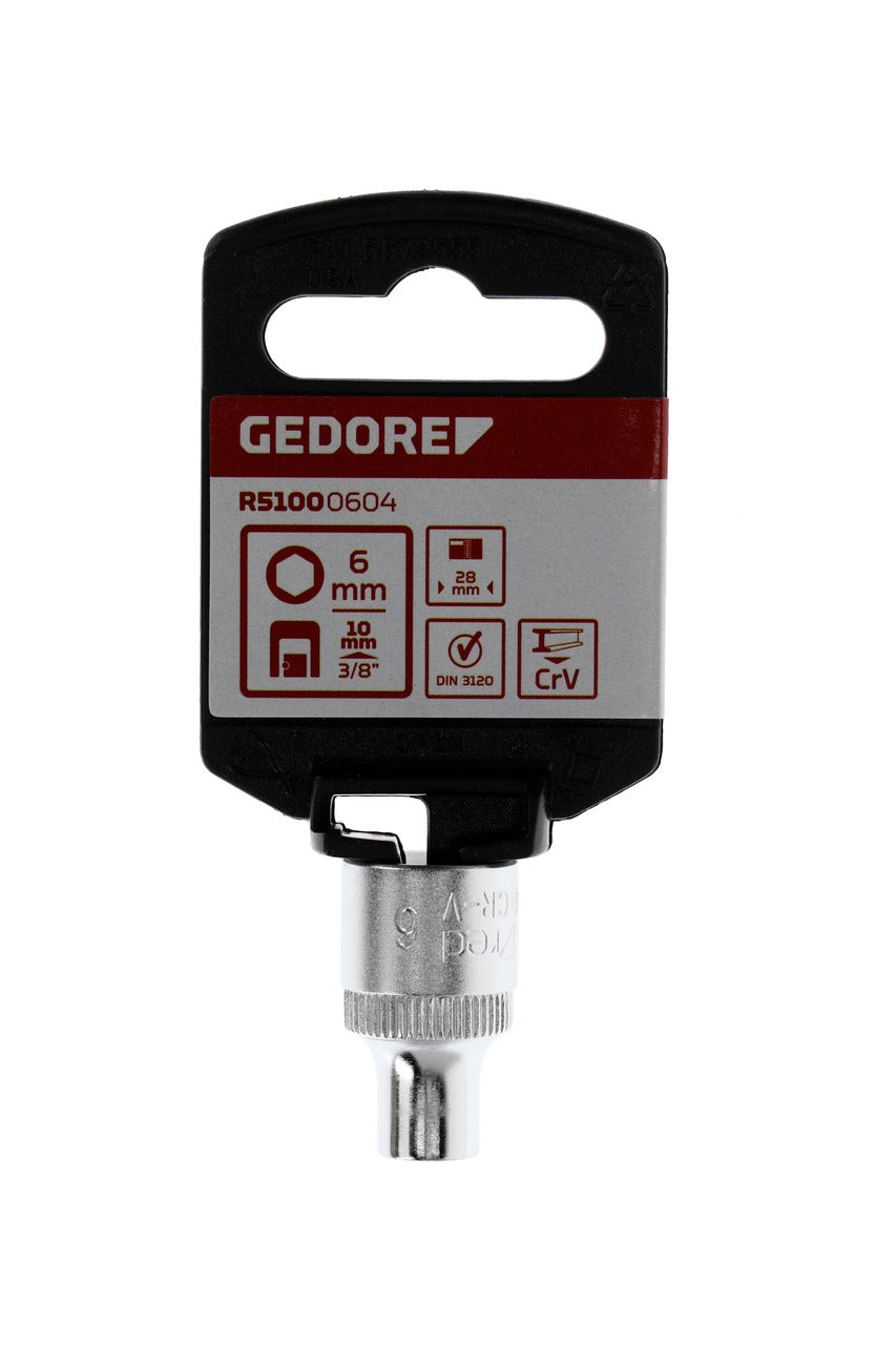 R51000604 - Got 3/8", hexagonal, 6 mm L=28 mm