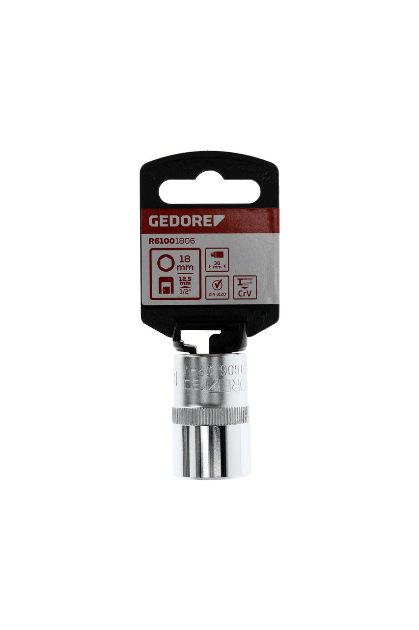R61001806 - Got 1/2", hexagonal, 18 mm L=38 mm