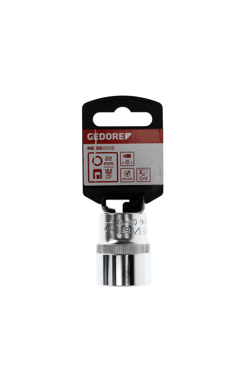 R61002206 - Got 1/2", hexagonal, 22 mm L=38 mm