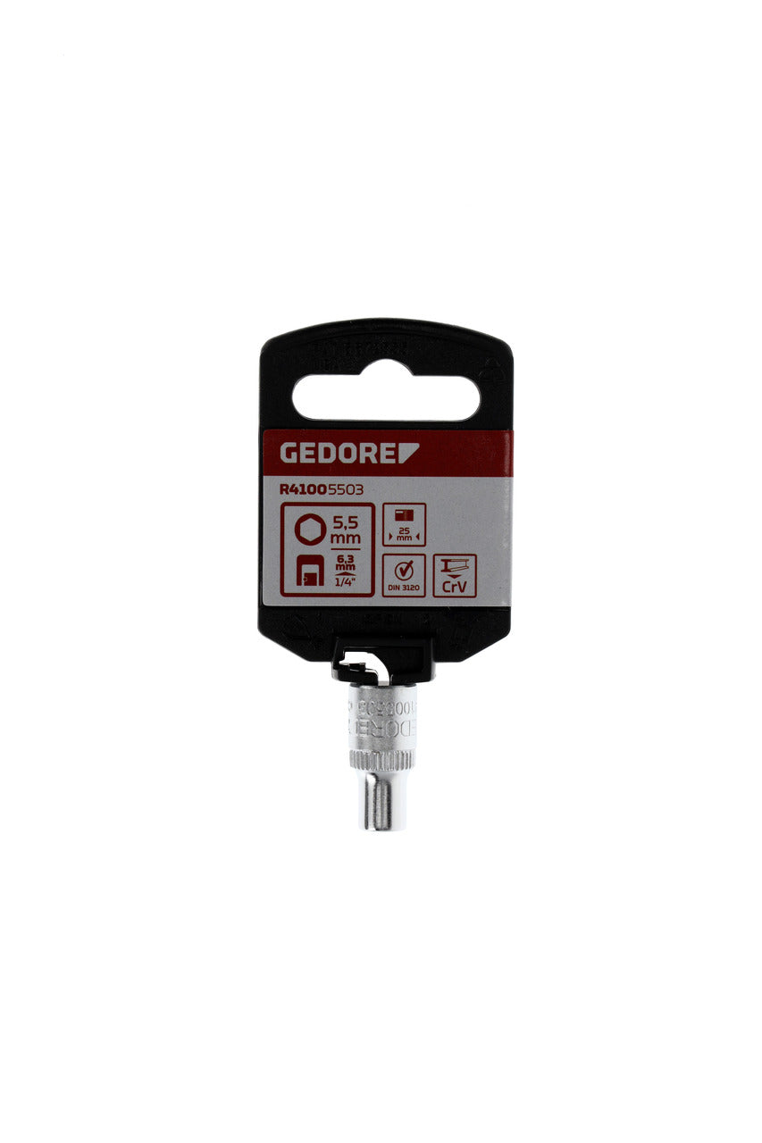 R41005503 - Got 1/4", hexagonal, 5,5 mm L=25 mm