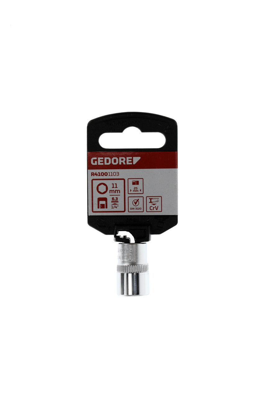 R41001103 - Got 1/4", hexagonal, 11 mm L=25 mm