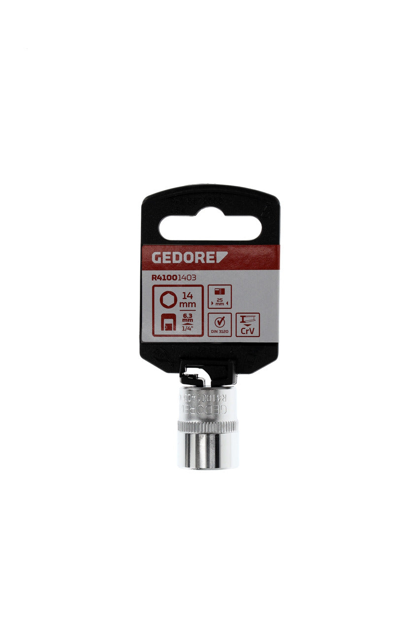R41001403 - Got 1/4", hexagonal, 14 mm L=25 mm
