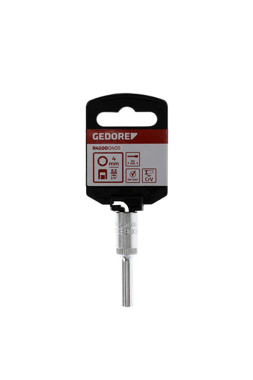 R41000409 - Vas de 1/4", hexagonal, 4 mm L=50 mm