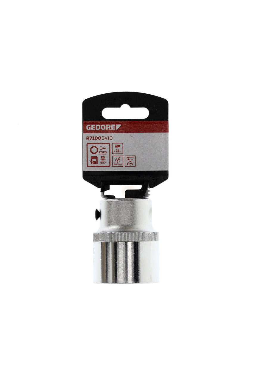 R71003410 - Got 3/4", hexagonal, 34 mm L=56 mm