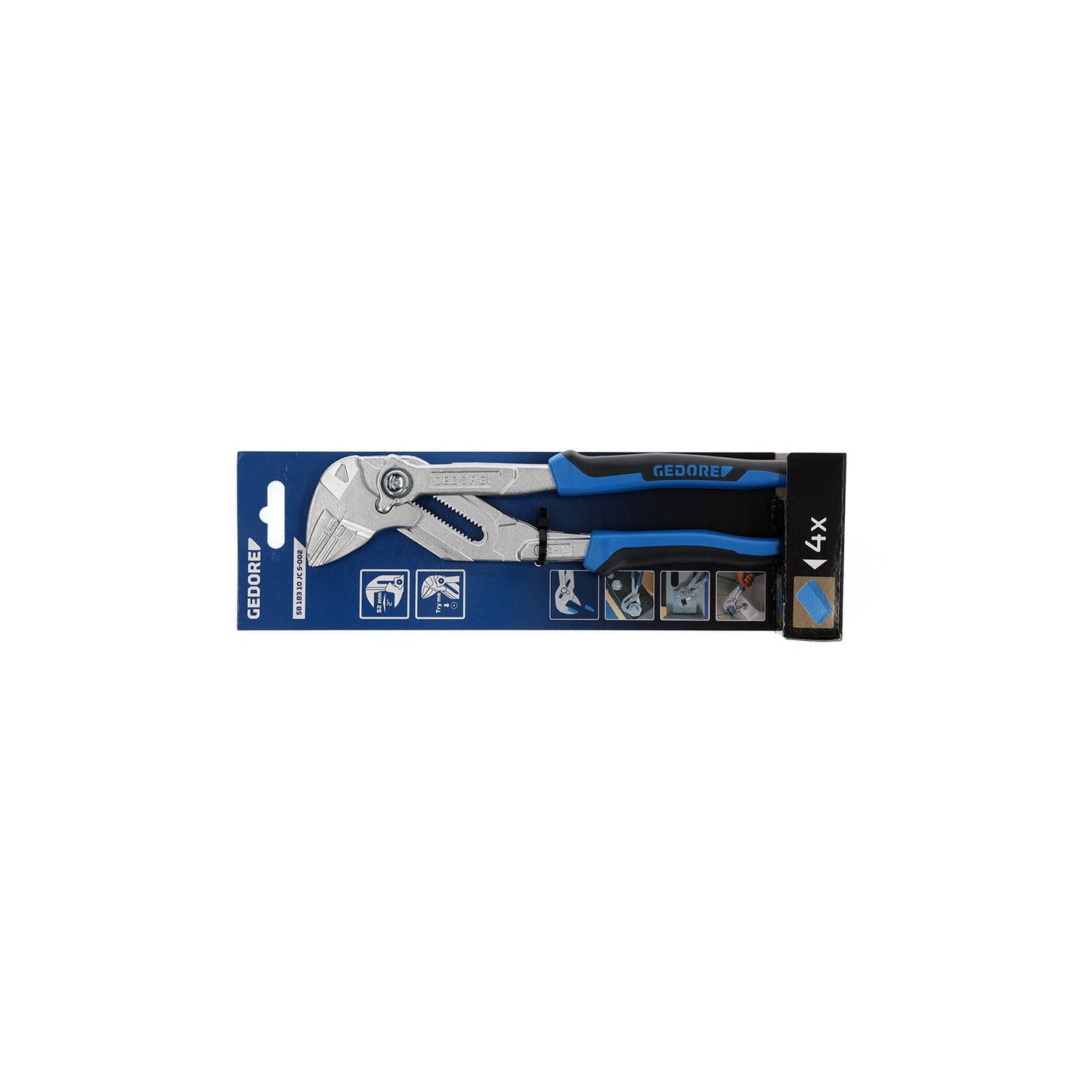 GEDORE SB 183 10 JC S-002 - Juego de tenaza llave 250mm