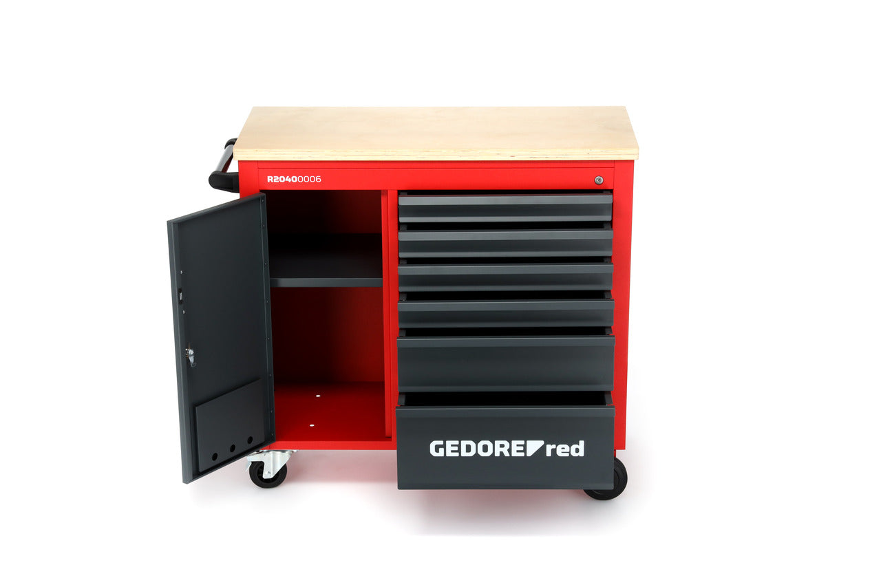 R20400006 - Banc de treball mòbil MECHANIC, amb 6 calaixos 988x431x935 mm