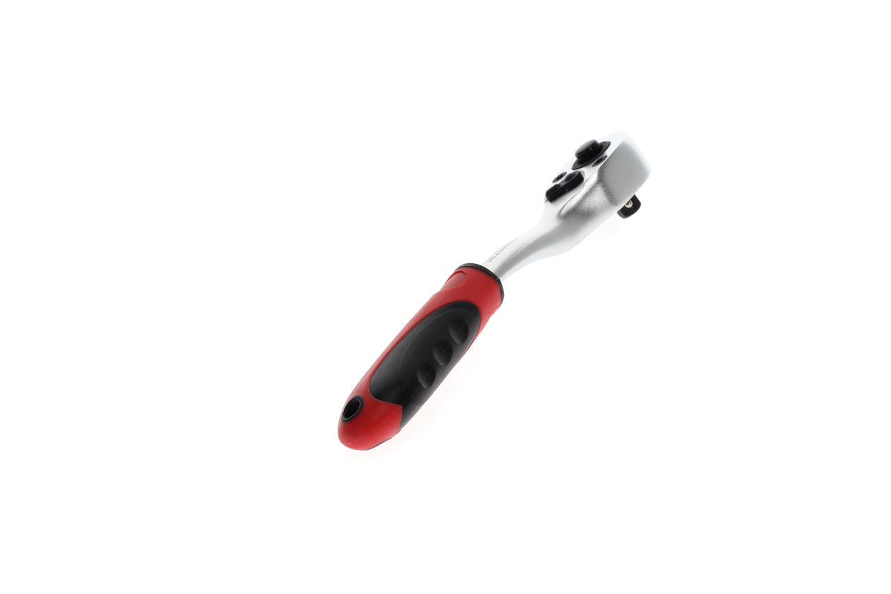 R40050009 - Carraca reversible de 2 componentes 1/4", acodada, ángulo de retorno 5°