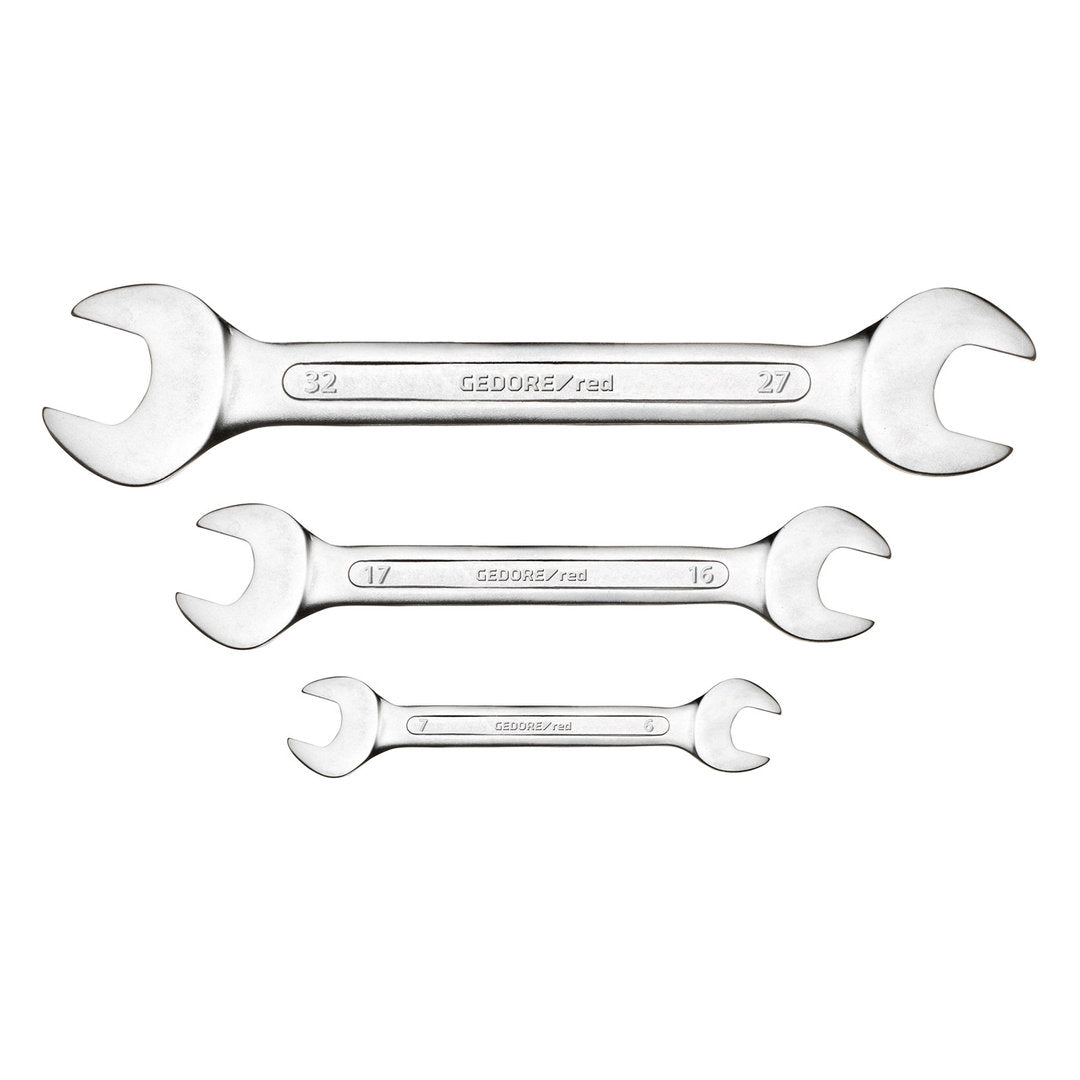 GEDORE red R05125012 - Juego de 12 llaves fijas, modelo corto, 6-32 mm