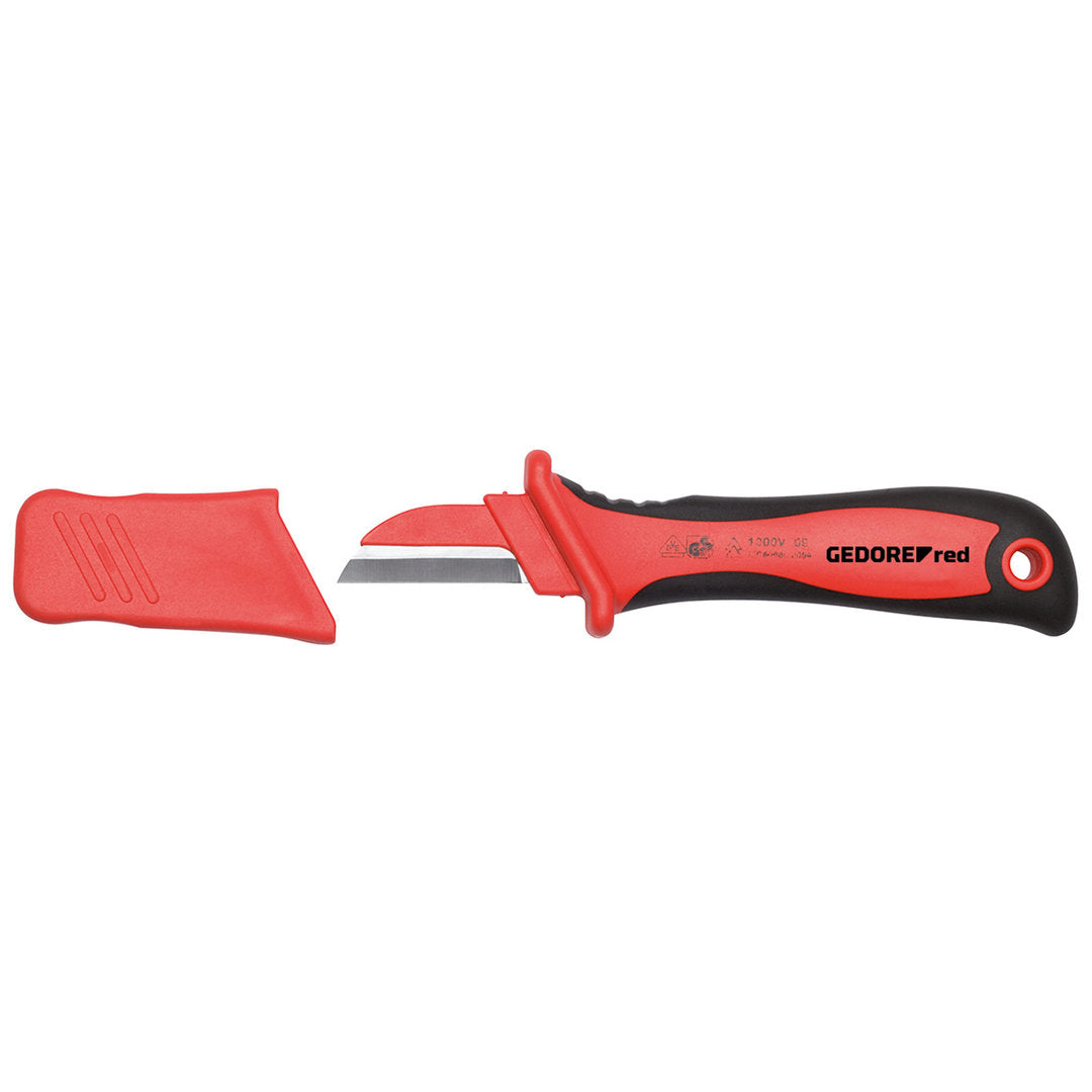 GEDORE red R93220028 - Cuchillo cortacables VDE, hoja L=185 mm