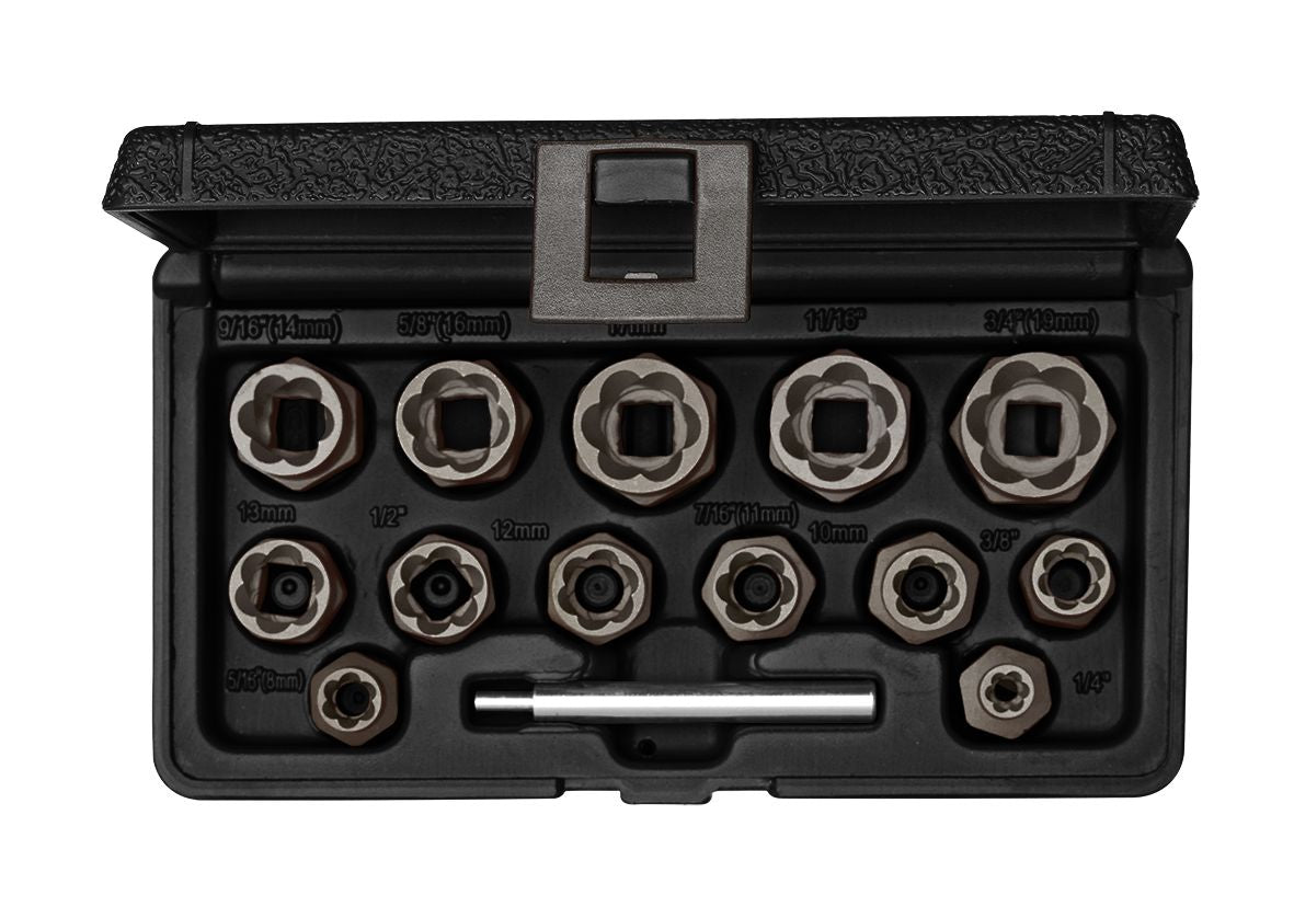 GEDORE red R19153000 - Juego de extractores de tornillos 6-19mm, 14 piezas
