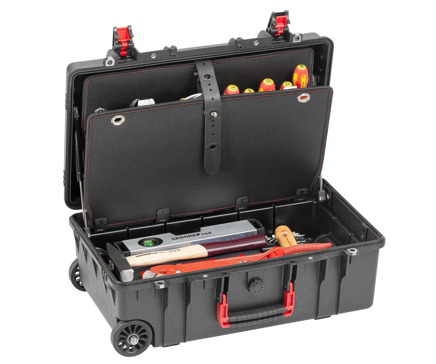 GEDORE red R21902072 - Maleta tipo trolley con surtido de herramientas FONTANERO