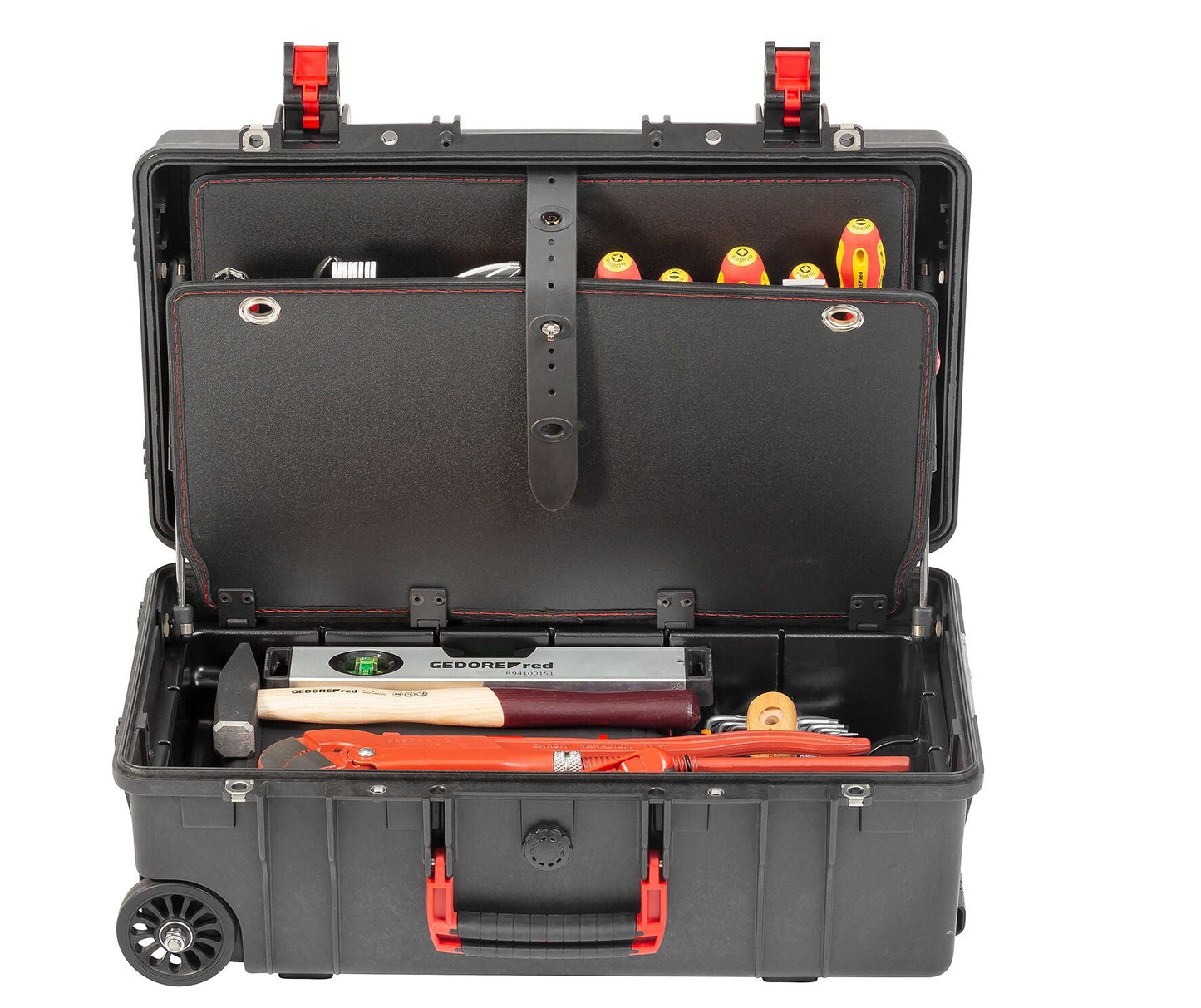GEDORE red R21902072 - Maleta tipo trolley con surtido de herramientas FONTANERO