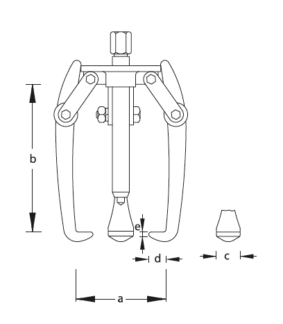 Extractor de 2 potes fins a ø300mm