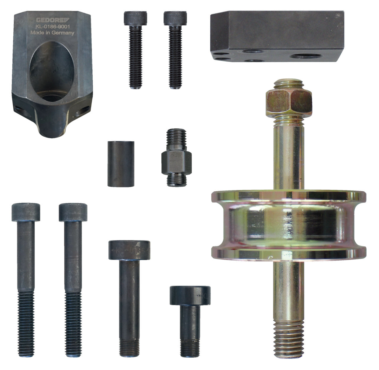 Gedore Automotive KL-0186-50 Kit Pulizia Iniettori Diesel CR | Universale Per Auto E Camion, Impugnatura A T