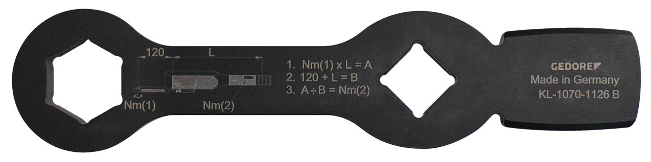 GEDORE Automotive KL-1070-1126 B - Clau hexagonal d'impacte SW26 (2968533)