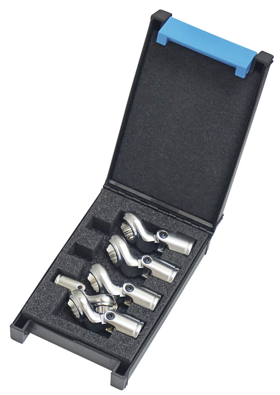 GEDORE Automotive KL-4075-321 K - Juego de vasos de 3/8" articulados con boca abierta