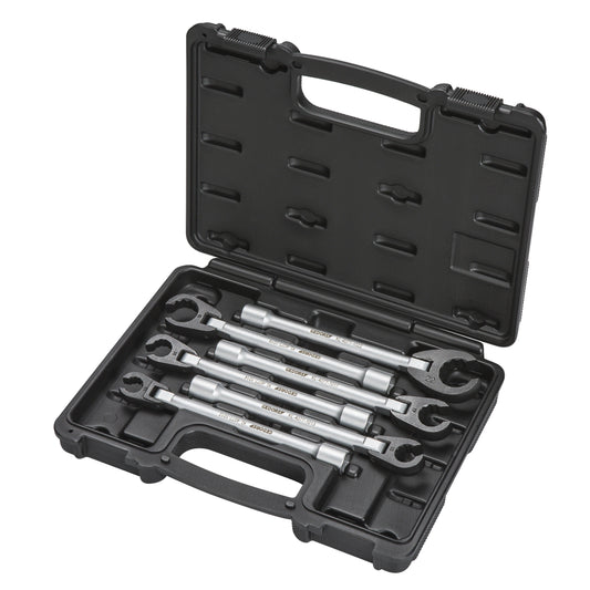 GEDORE Automotive KL-4077-10 K - Joc de claus d'anell de junt oberta, 150 mm (3459993)