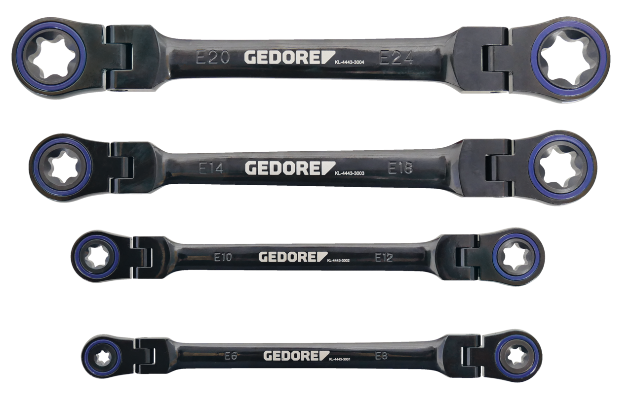 4 TORX® giltza bikoitzeko trinketa-giltzen multzoa