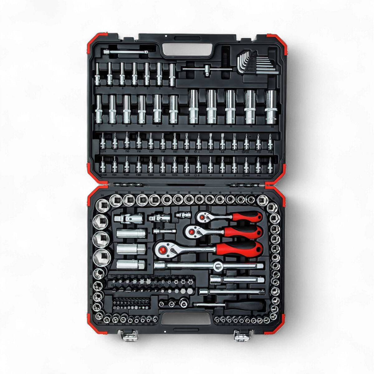 GEDORE red R45603172 - Juego de llaves de vaso 1/4"+3/8"+1/2", 172 piezas