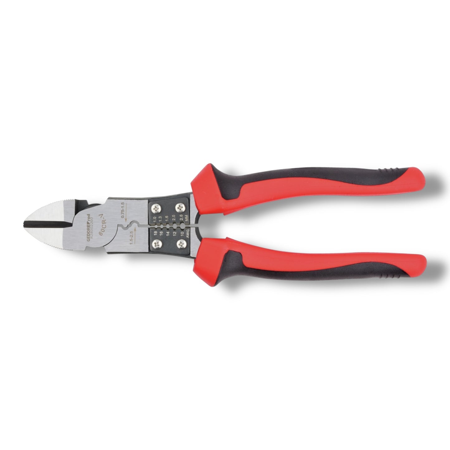 GEDORE red R28002200 - Alicate de corte diagonal multiusos 200mm