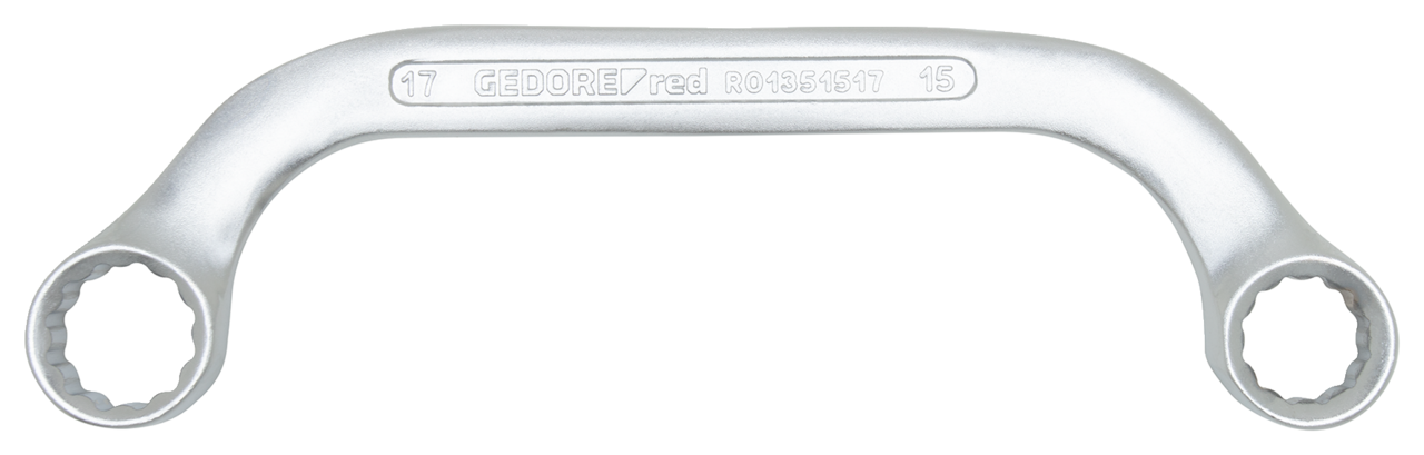 GEDORE red R01351517 - Llave de media luna 15x17 mm