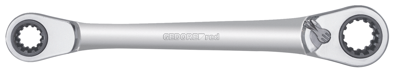 GEDORE red R07501019 - Llave de carraca poligonal doble 10+13+17+19 mm