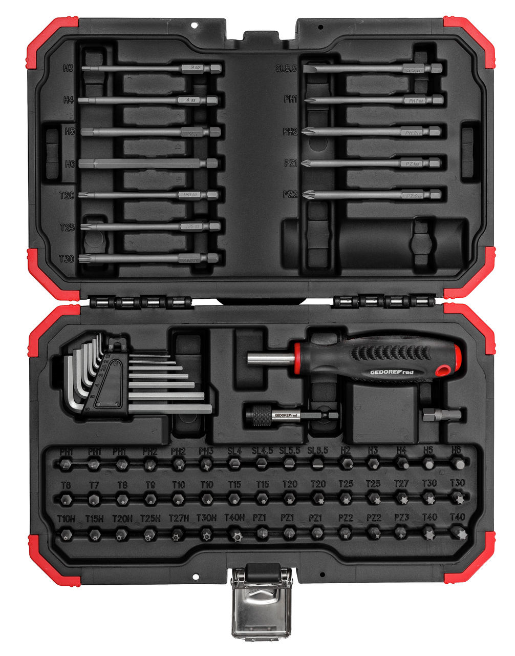 R33003067 - Juego de puntas 1/4" 67 piezas BMC