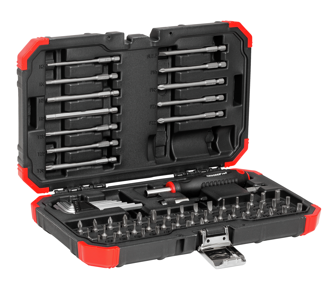 R33003067 - Juego de puntas 1/4" 67 piezas BMC