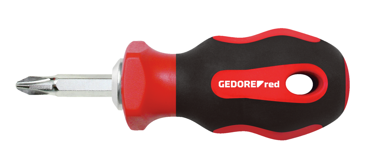 GEDORE red R38002002 - Destornillador corto 2 en 1