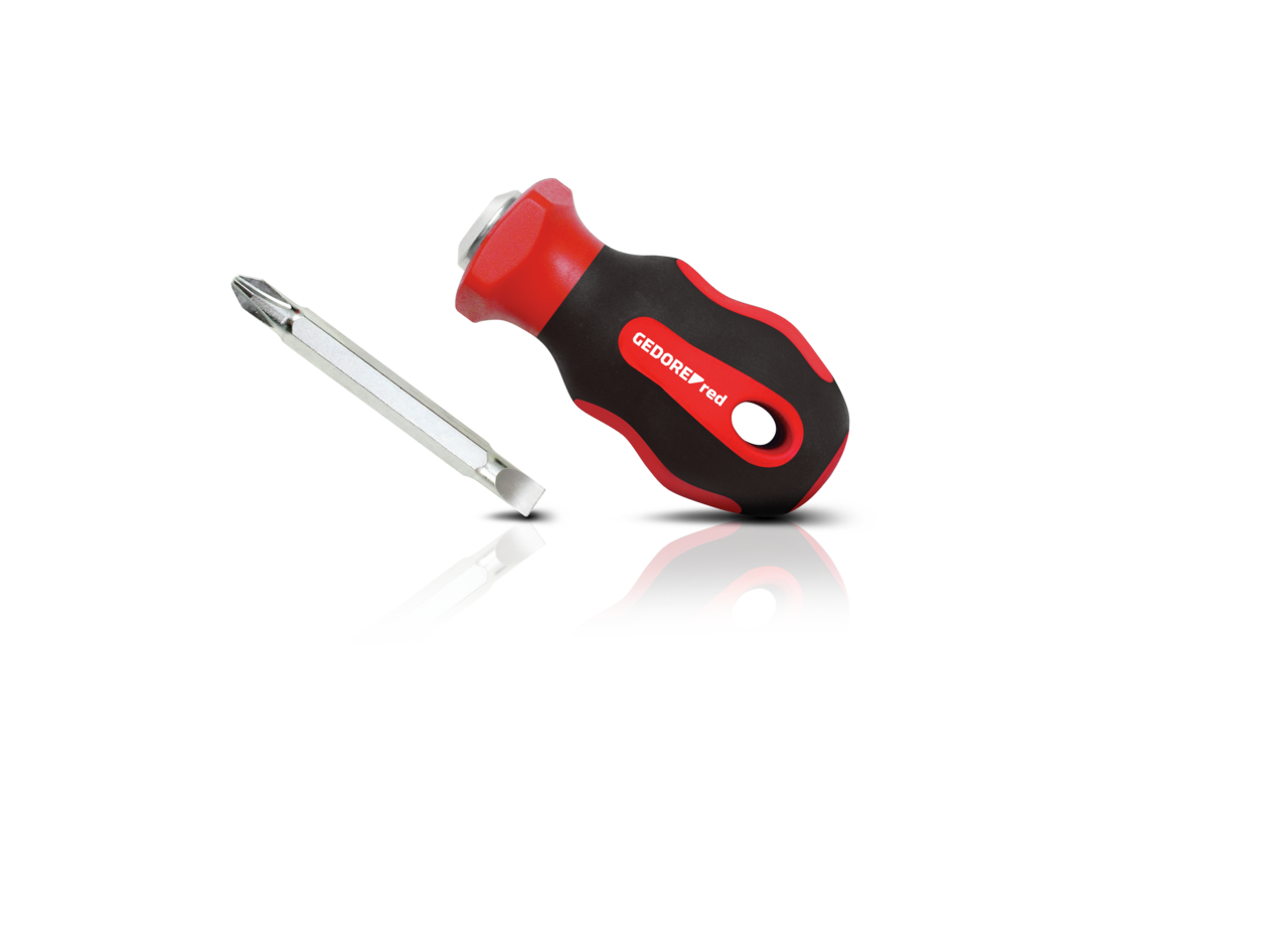 GEDORE red R38002002 - Destornillador corto 2 en 1