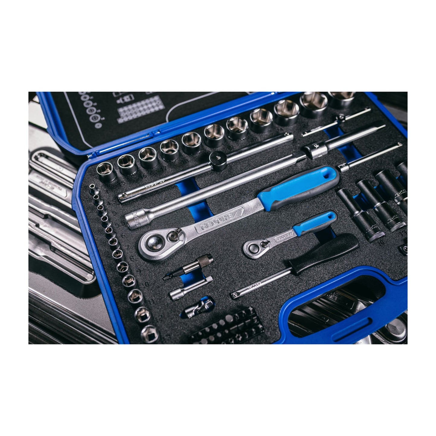 GEDORE 19 BMC 20 - Joc de vasos 1/4"+1/2" 69 peces