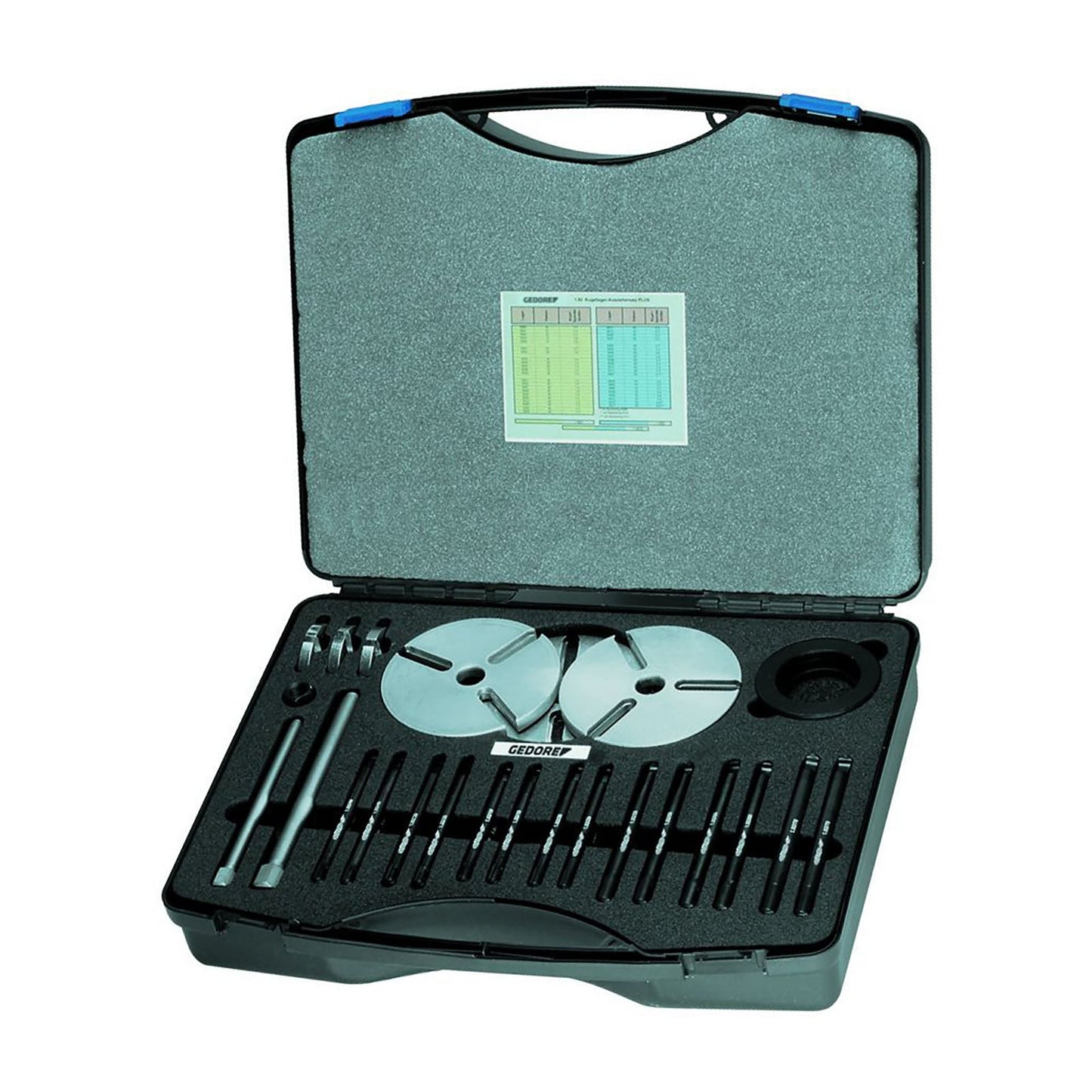 Juego de extractor rodamientos para rodamientos: 6011-6012, 6206-6212, 6305-6311, 6403-6407