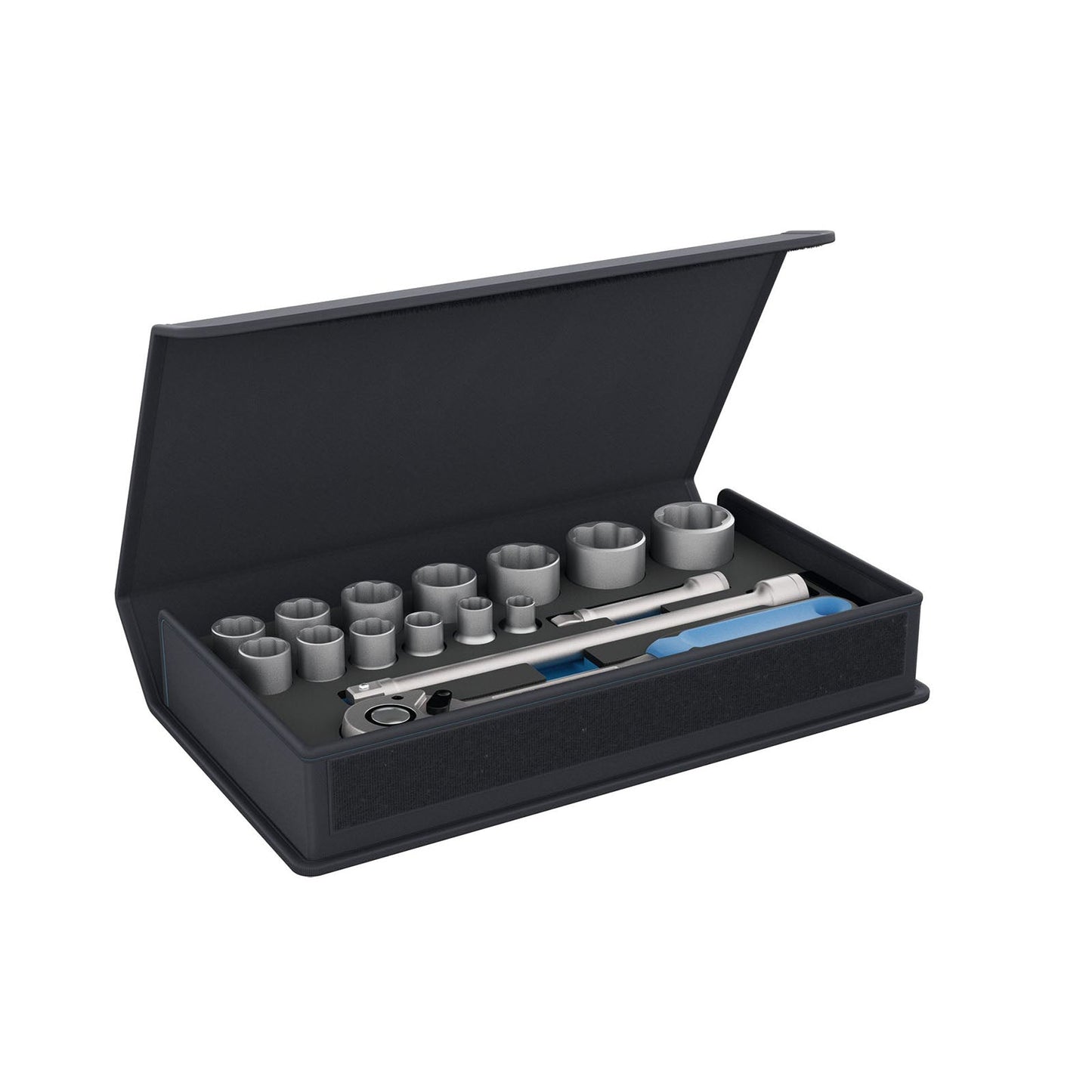 GEDORE TC 19-MU-10 - Juego de vasos 1/2" - 15 pzas