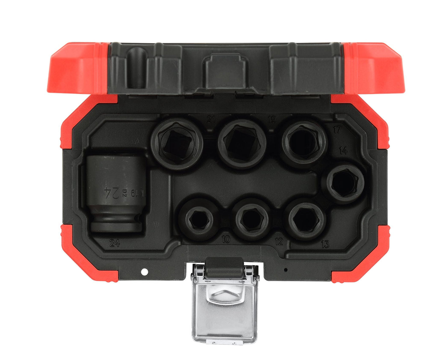 R63003008 - Juego de vasos de impacto de 1/2", 8 piezas