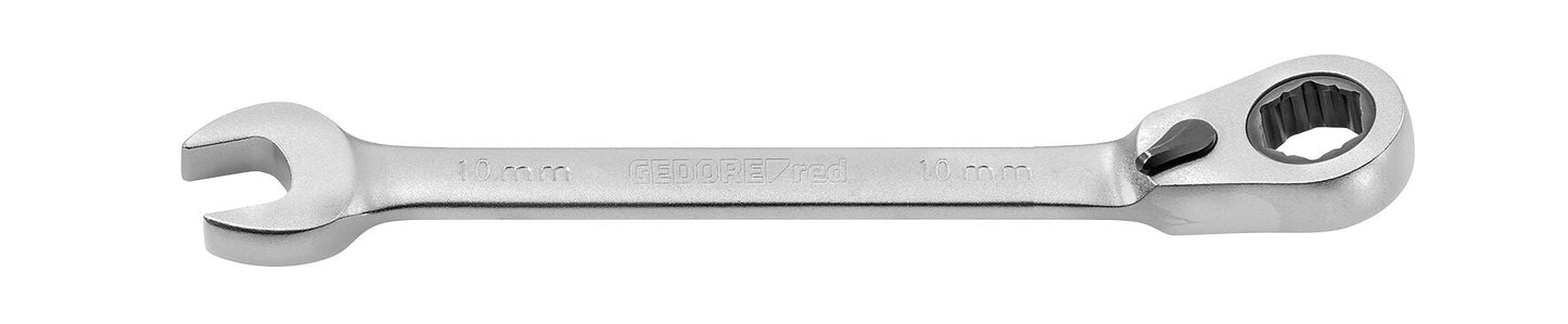 GEDORE red R07201 - Llaves combinadas de carraca con anillo de retención
