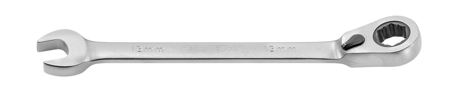 GEDORE red R07201 - Llaves combinadas de carraca con anillo de retención