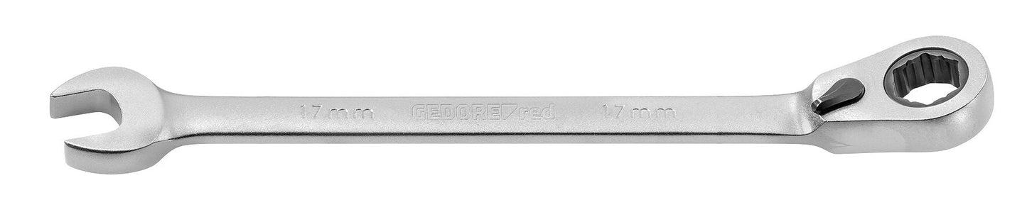 GEDORE red R07201 - Llaves combinadas de carraca con anillo de retención