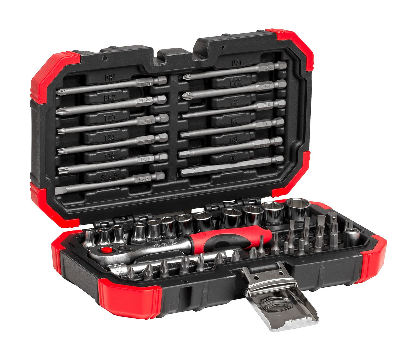 R33003051 - Juego de puntas 1/4" 51 piezas BMC