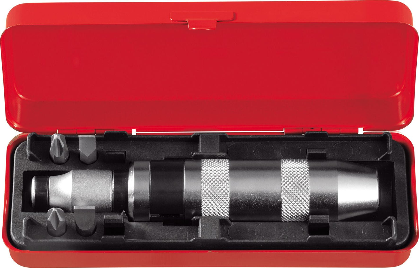 R38004006 - Destorgolpe 1/2" con juego de 4 Puntas, 6 piezas