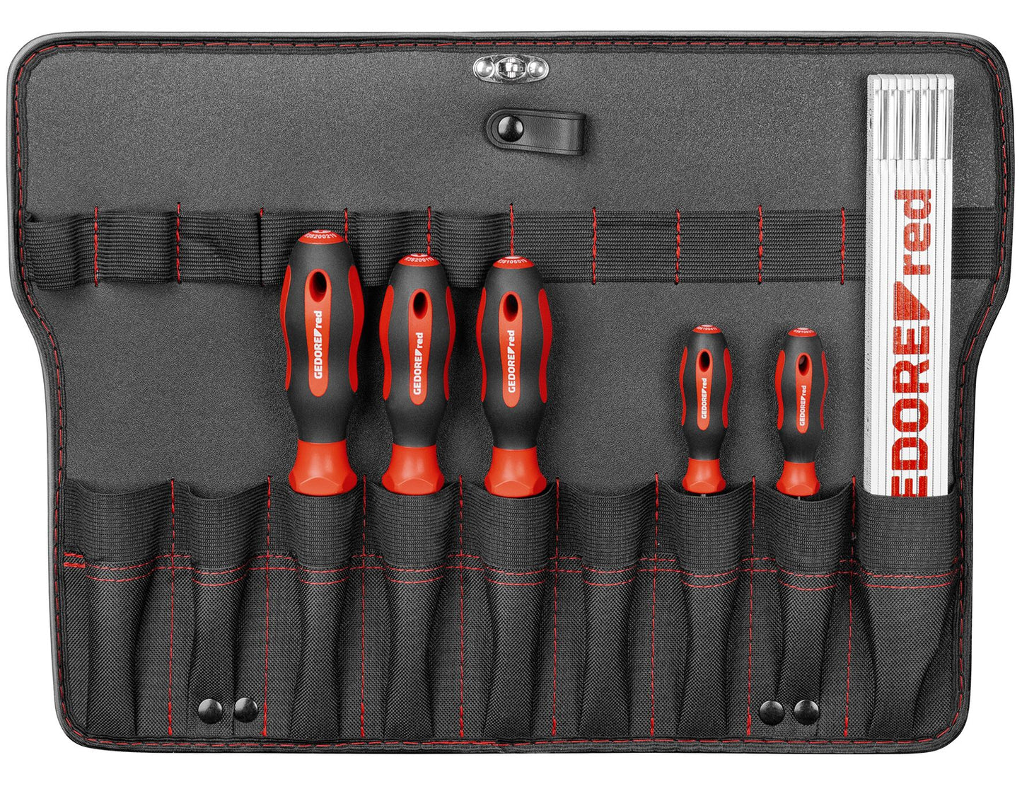 GEDORE red R21652057 - Maleta de herramientas AZUBI L con surtido de 57 herramientas