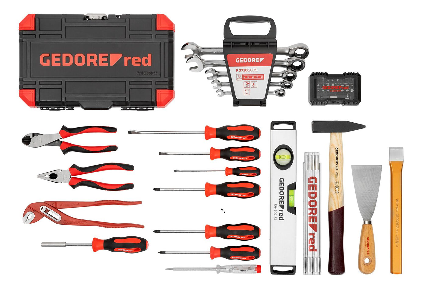 GEDORE red R21652101 - Maleta de herramientas MASTER XL con surtido de 101 herramientas